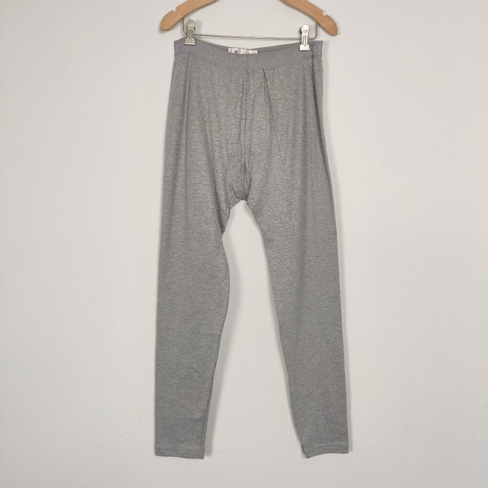 Ceylanoglu Men's Thermal Pants Size XXL Gray Winter Warm Basic Undergarment